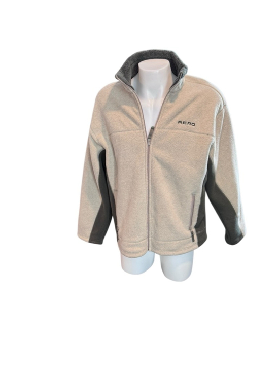 Aeropostale Other - Men's Aeropostale Beige Gray thick Fleece Jacket L
